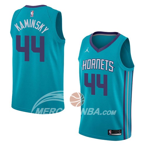 Maglia NBA Charlotte Hornets Frank Kaminsky Icon 2018 Verde